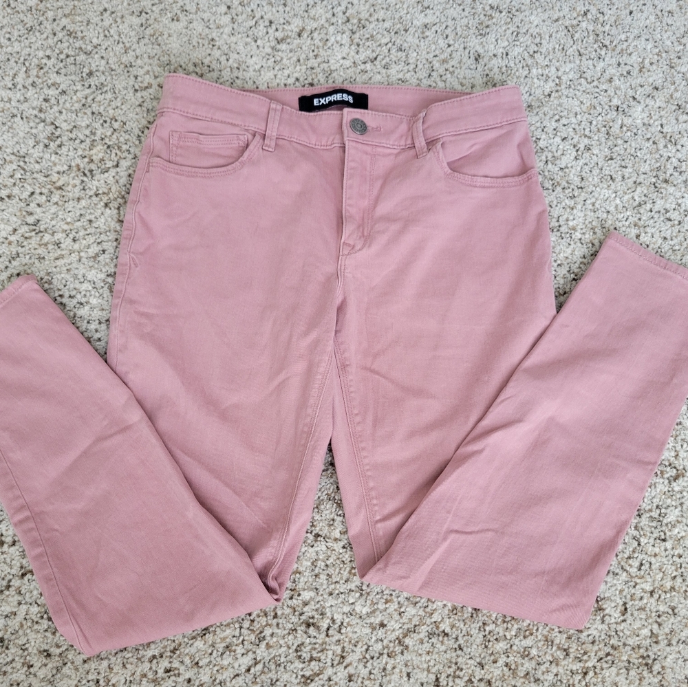 Express Mid Rise Supersoft Jeggings